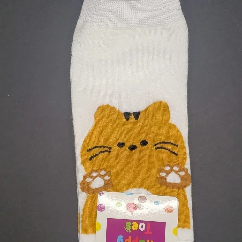 CAT No Show Socks White Socks